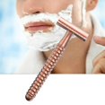 thumbnail image 2 of Maquinilla de afeitar de seguridad de doble filo Yuyangstore clásica para hombres mariposa abierta, 2 of 8