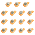 thumbnail image 1 of ¡Hay Un Vídeo! Juguete para Gatos Autoplacer Gato Giratorio Menta Bocadillos Divertidos para Gatos Lamiendo para Gatos Juguete para Gatos Piña (naranja), 1 of 5