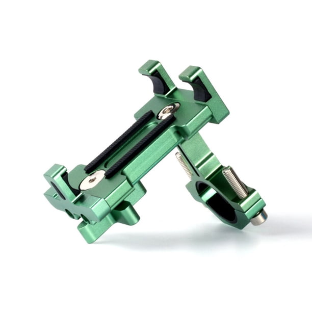 Greeniant Soporte para bicicleta, soporte para teléfono de bicicleta, soporte móvil para manillar de motocicleta y ciclismo de aluminio, Ciclismo Verde giratorio