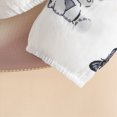 thumbnail image 4 of masbird Newborn Baby Girl Fall Winter Outfits Long Sleeve Romper Bell Bottom Pants Headband Clothes Set,Grey,12-18 M, 4 of 9