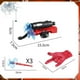 thumbnail image 1 of Marvel Spiderman Anime Figure Plastic Glove Launcher Cosplay Set Toy Superhero Wrist Launcher, Juguetes Divertidos para niños, regalos para niños Fivean unisex, 1 of 2