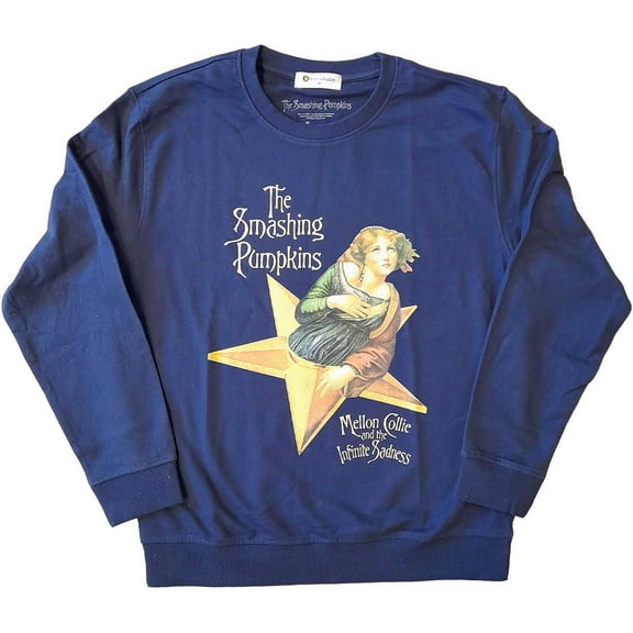 Men's Smashing Pumpkins Mellon Collie Sweatshirt Small Navy