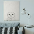 thumbnail image 2 of Owl Portrait Grey Drawing Design Canvas Wall 36 x 48 Painting Canvas Art Print, by Stupell Home Décor, 2 of 6