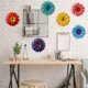 thumbnail image 3 of Zhuge Decoración de pared de flores de metal con diseño de margaritas en 3D, 6 piezas, multicapa, para exteriores, 8 pulgadas (6 colores), 3 of 4