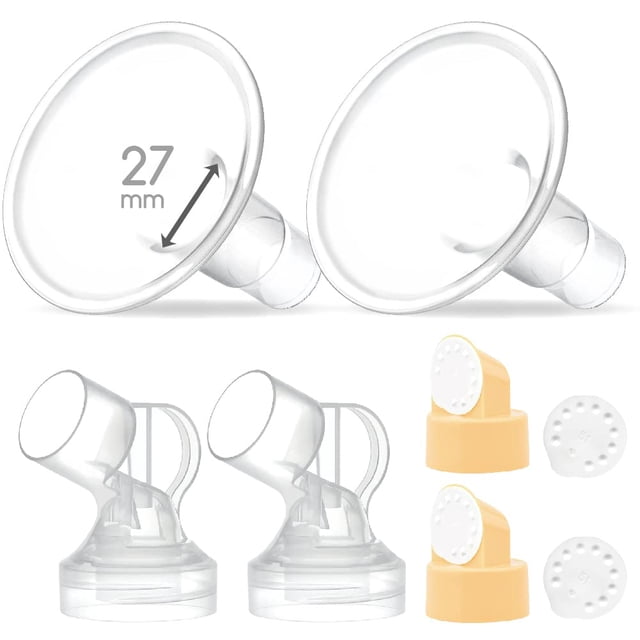 Piezas para Sacaleches Maymom Bridas de 27 mm Compatibles con Medela