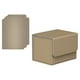 thumbnail image 2 of Caja organizadora de barajas de cartas para más de 100 cartas con fundas Caja de almacenamiento de cartas con fundas Beige, 2 of 9