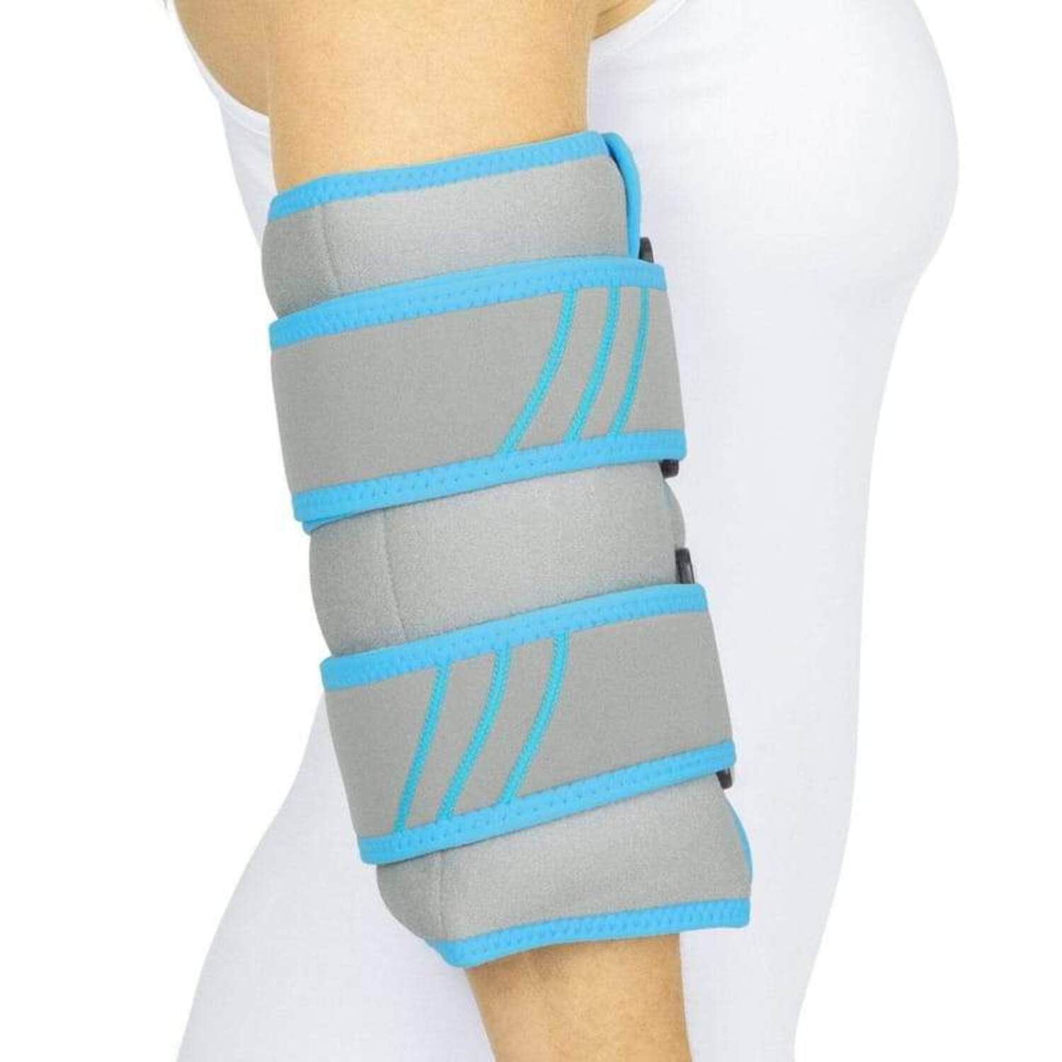 Vive Elbow Ice Pack Wrap – Reusable Hot & Cold Therapy with Compression for Pain Relief, Arthritis, Tendonitis, Sports Injuries – Adjustable for Men & Women