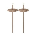 thumbnail image 3 of Shengyu Drop Spindle Practical Portable Wood Top Whorl 1 Spindle with Wool 2 Spindles 28x8.5cm, 3 of 6