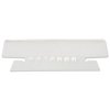 Universal Hanging File Folder Plastic Index Tabs 1/3 Clear 3.5" Wide 25/Pk