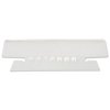 Hanging File Folder Plastic Index Tabs, 1/3" Tabs, Clear, 3.5" Wide, 25/Pack