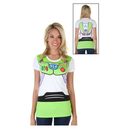 Women's Toy Story Buzz Lightyear Costume T-Shirt