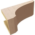 thumbnail image 6 of 5"W x 10"D x 5"H Wide Legacy Rough Cedar Woodgrain TimberThane Corbel, Primed Tan, 6 of 6