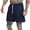 Navy, variant on Men Cross Border Waterproof Drawstring Shorts - Solid Thin Design Quick Dry Light Plus Size Beach Pants, Outdoor Sport Style Mens Athletic Shorts For Surfing Beach & Summer Outdoor