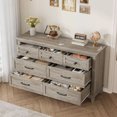 thumbnail image 5 of Danolapsi 7 Dresser for Bedroom, 54" Wide Drawer Dresser with Storage Freestanding, Wooden Closet Storage Chest for Living Room, Bedroom, 5 of 7