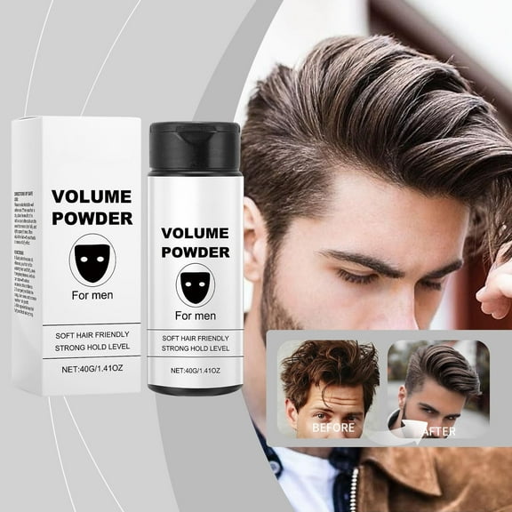 Kehuo Volume Powder, Matte Finish Hair Powder for Men - All-Day Hold with Natural Kaolin Clay, Invisible Texture Enhancer for Fine/Thin Hair Styling
