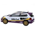 thumbnail image 3 of 2001 Honda Civic Type R EP3 "Silk Cut" White and Purple with Graphics 1/64 Diecast Model Car by Paragon, 3 of 6