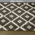 thumbnail image 6 of Ambesonne Tribal Place Mats Set of 4, Diamond Shaped Abstract, Standard Size, Dark Brown Cream, 6 of 6