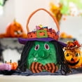 thumbnail image 2 of Bolsa de dulces de Halloween, bolsa de regalo portátil con diseño de para suministros de fiesta de boda, 2 of 9