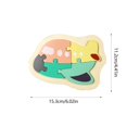 thumbnail image 3 of Fiudx Ofertas flash Artículos en oferta Nivel de entrada Fácil Avanzado Rompecabezas Educación temprana para niños Rompecabezas tridimensional Serie de transporte Avión Avión Diseño de ambulancia, 3 of 6