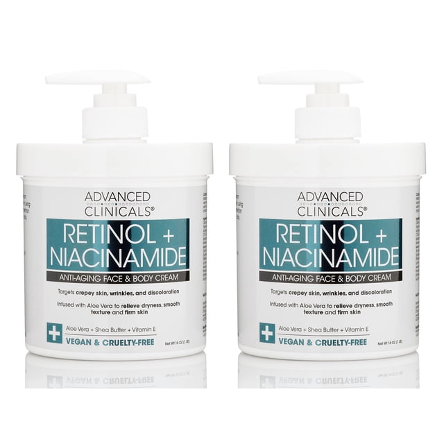 Loción corporal y facial con retinol Moisturizer Advanced Clinicals