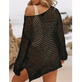 thumbnail image 4 of Beach Coverup for Women Bathing Suit Coverup Long Sleeve Beach Cover Up, 4 of 5