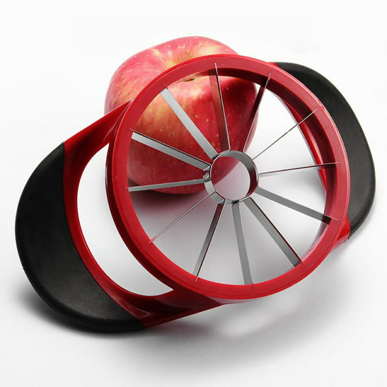 FASLMH Apple Slicer Corer, 16-Slice Durable Heavy Duty Apple Slicer Corer,  Cutter, Divider, Wedger, Integrated Design Fruits & Vegetables Slicer for  Apple, Potato, Onion and More, Red 
