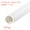 White, variant on Unique Bargains 15.5mm ID x 20mm OD 0.5m Black PVC Pipe Rigid Water Pipe Drain Pipe 3 Pack