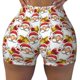 thumbnail image 2 of Fotbe Santa Claus bells Shorts Sin Costuras – Shorts Deportivos de Cintura Alta para Mujer, Elásticos para Gimnasio, Yoga, Running o Ciclismo-Medium, 2 of 8