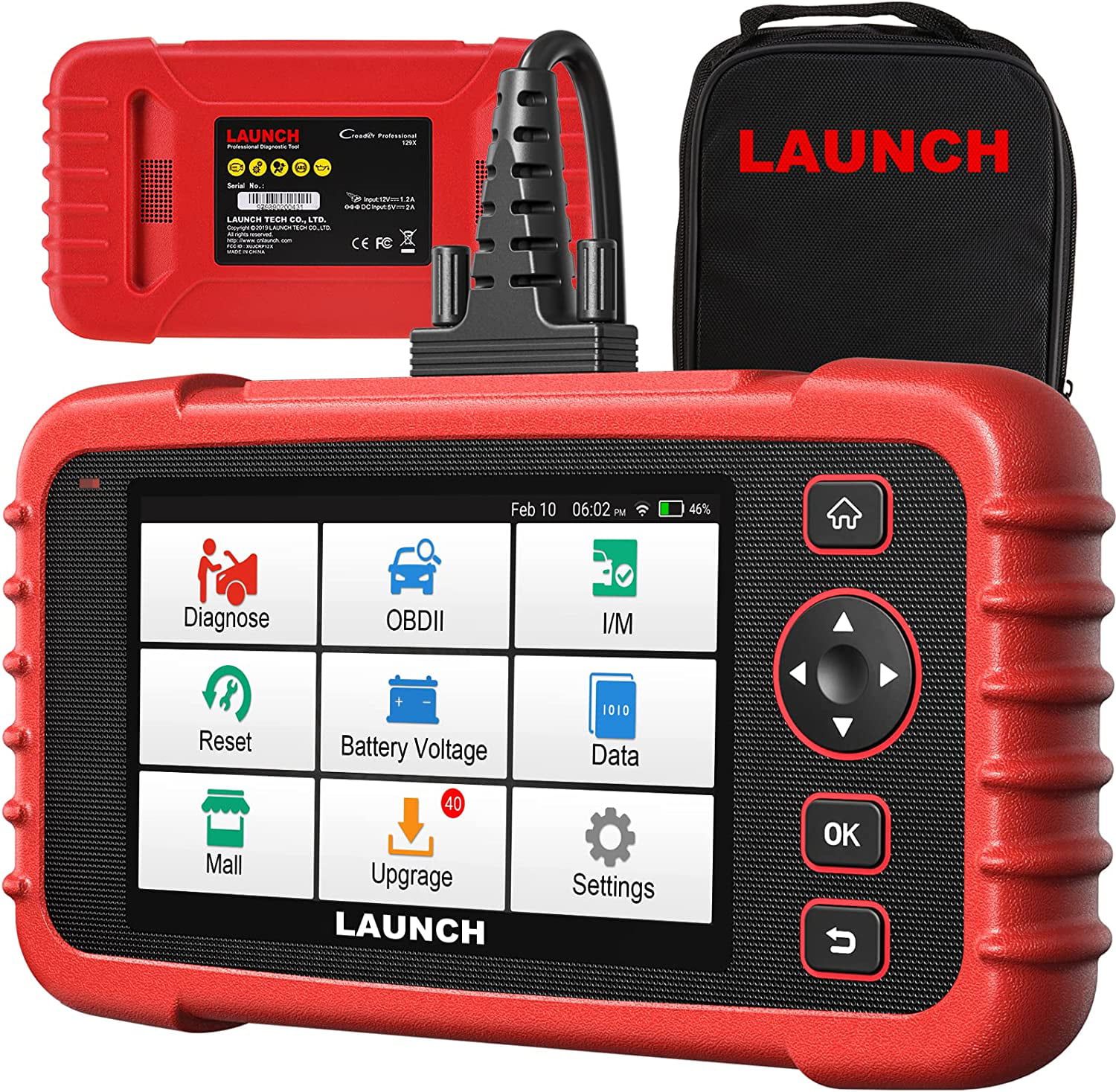 LAUNCH CRP129 OBD2 Scanner Auto Code Reader ABS Airbag Engine Transmission 