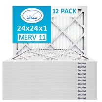 Air Bear MERV 11 24x24x1 Pleated Air Filter 12-pack (Actual Size: 23.5x23.5x.75)