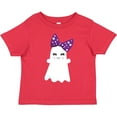 thumbnail image 3 of Inktastic Halloween, Ghost, Ribbon, Bow, Trick or Treat, Boo Girls Toddler T-Shirt, 3 of 5