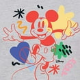 thumbnail image 3 of Disney - Mickey Mouse - Colorful Retro Style - Juniors Fitted Graphic T-Shirt, 3 of 5