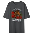 thumbnail image 4 of CONZONE Mens Horse Racing Tshirts Short Sleeve T-Shirts for Men Crew Neck Letter Graphic Y2K Casual Summer Tee Tops, 4 of 4