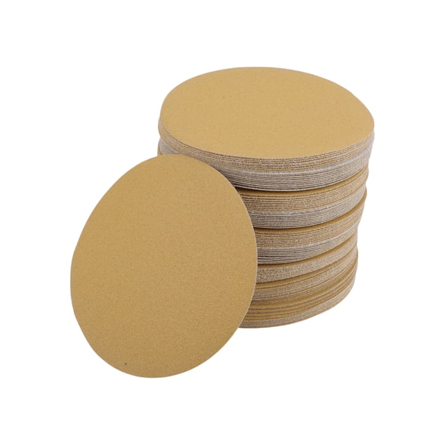 Unique Bargains Universal 5" 150 Grit Sanding Discs Hook Loop Sanding Sheets Aluminum Oxide 100Pcs
