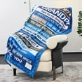 thumbnail image 2 of Son Blanket Gifts for Fathers Day for Son Gift from Dad - Love You Son Blanket from Mother for Sofa Bed - Unique Birthday for Son from Father 50''x60'', 2 of 6