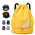 thumbnail image 4 of Sac à Dos Imperméable avec Cordon de Serrage, Sac de Sport avec Compartiment pour Chaussures, Sac à Cordon Étanche pour Hommes et Femmes, 4 of 5