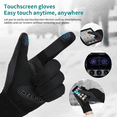 OZERO Men's AntiSlip Winter Gloves Windproof, Water Resistant