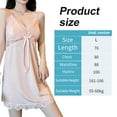 thumbnail image 2 of Camisón de encaje con escote en V para mujer, camisón sexy sin mangas para mujer, talla M-XL, 2 of 6