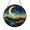 Acrylic 3.5 Inch, variant on Abstract Moon Stars Landscape Window Suncatcher, Artistic Sun Catcher Hanging Decor for Modern Homes