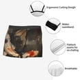 thumbnail image 3 of Yiaed Koi Fish Tranquility Print Men's Soft Cotton Boxer Shorts Breathable Boxers Underwear Moisture-Wicking Underwear Stretch Boxer Briefs for Man-Medium, 3 of 5