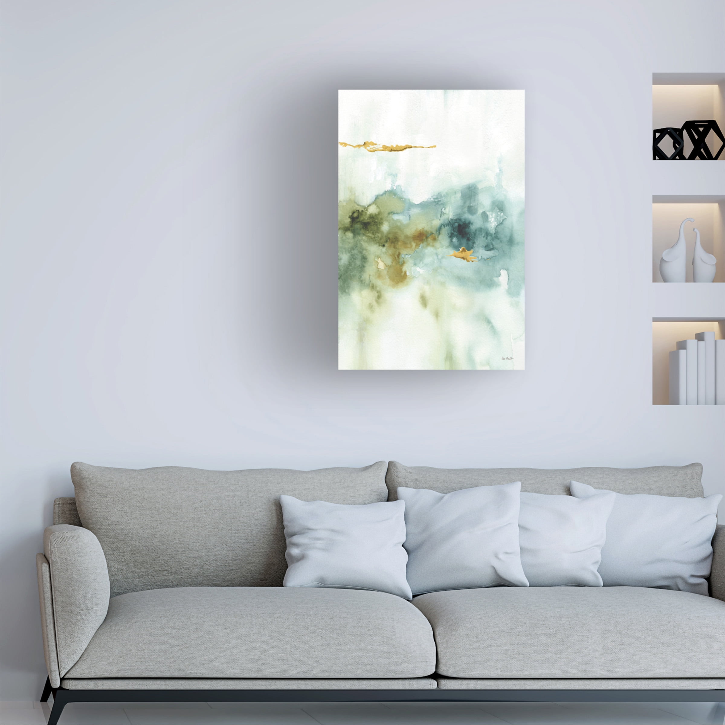 Trademark Fine Art Lisa Audit My Greenhouse Abstract II Canvas Wall Art - 30x47
