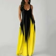 thumbnail image 1 of Femmes Été O-Cou Imprimé de Fleurs Sans Manches Grande Taille Pull Robes Longues, 1 of 6