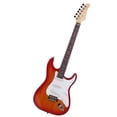 thumbnail image 2 of Tcbosik 39" Electric Guitar for Music Lover and Beginner with Bag, Strap, Cord, Tremolo Arm and Accessories, Sunset Red, 2 of 9