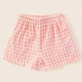 thumbnail image 2 of UAYOTSE Girls Plaid Casual Shorts Little 2T 3T 4T 5T Girls Wear Light Summer Pants Classic Toddler Dailywear,Sizes 12-18 Months, 2 of 8