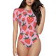 thumbnail image 1 of Balery Cartoon Strawberry Body de cuello redondo de manga corta para mujer Tops de manga corta Tops básicos-Medium, 1 of 7