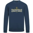 thumbnail image 2 of Men's Levelwear  Navy Milwaukee Brewers Zane Journey Sweatshirt, 2 of 3