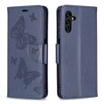 thumbnail image 4 of Wallet Case for Samsung Galaxy A13 5G, Butterflies Pattern Luxury PU Leather Card Slots Holder Magnetic Flip Folio Cover with Kickstand Soft Silicone Shockproof Protective Case,Blue, 4 of 6