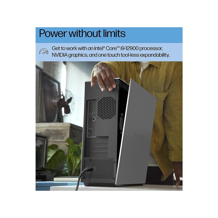 HP Envy Gaming Tower Desktop Computer, 12th Gen Intel i9-12900