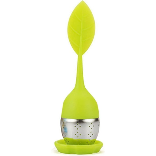 Infusor de hierbas de silicona de grado alimenticio ecológico - Infusor de té - Lavable a máquina, 1 pieza