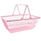 thumbnail image 4 of Cesta de la compra de juguete para niños y bebés, ideal para guardar frutas y verduras. Rosa medio, 4 of 8